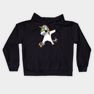 Dabbing Unicorn and Unicorn Dab Soccer Shirts Kids Hoodie